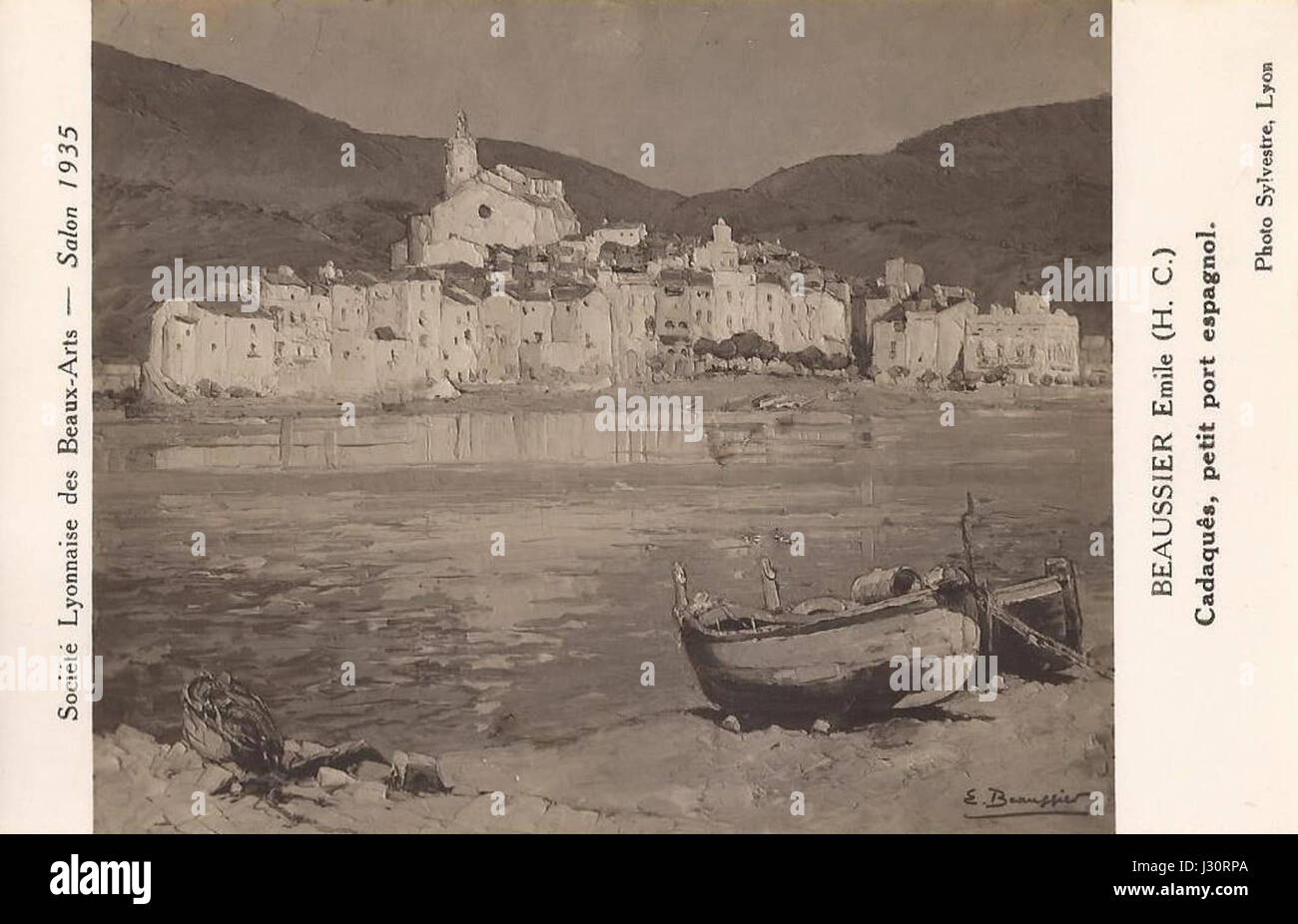 Cadaques, petit Port Espagnol Stockfoto