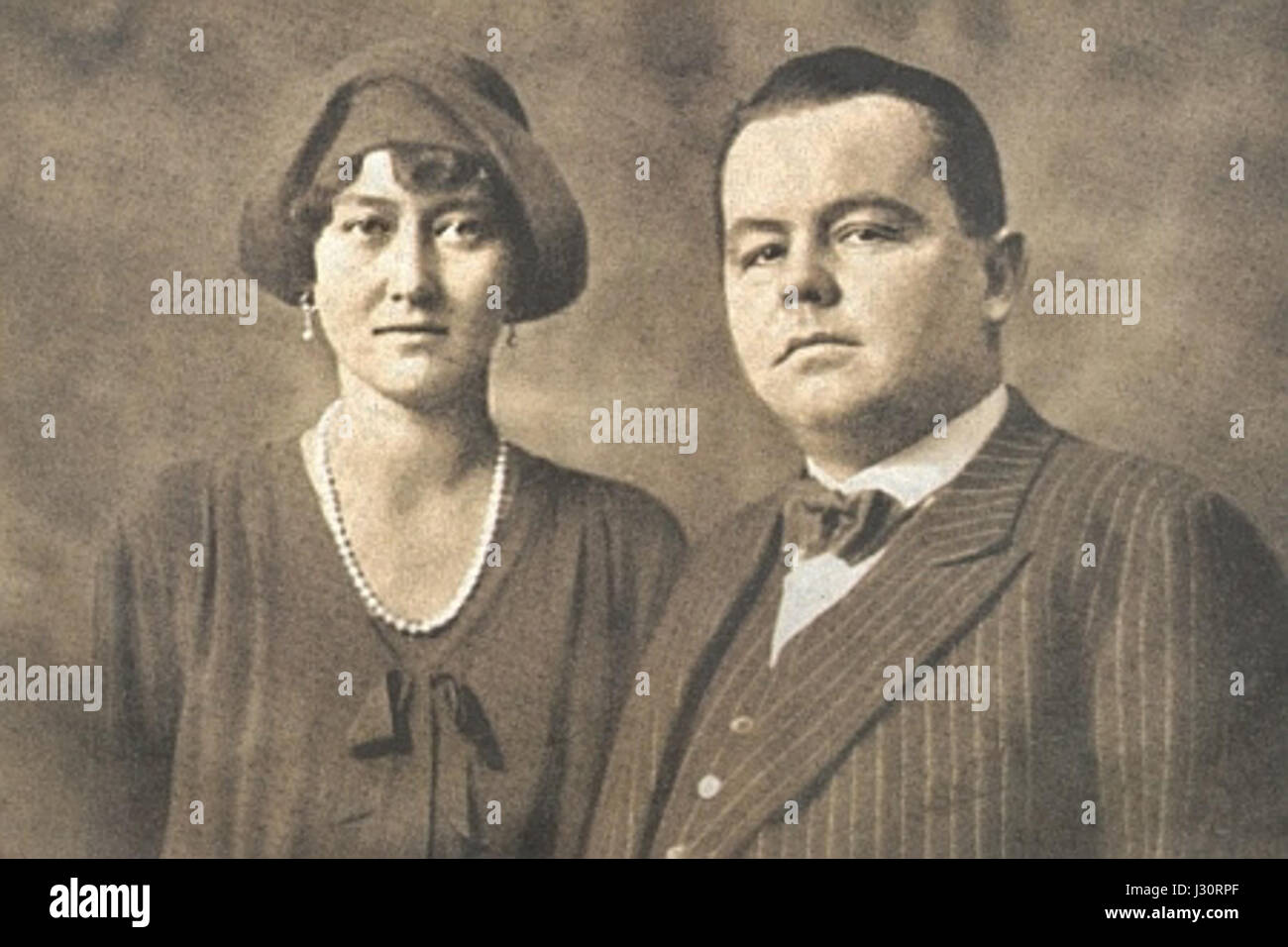 Adolf ein Hilda Schwarzenberg Stockfoto