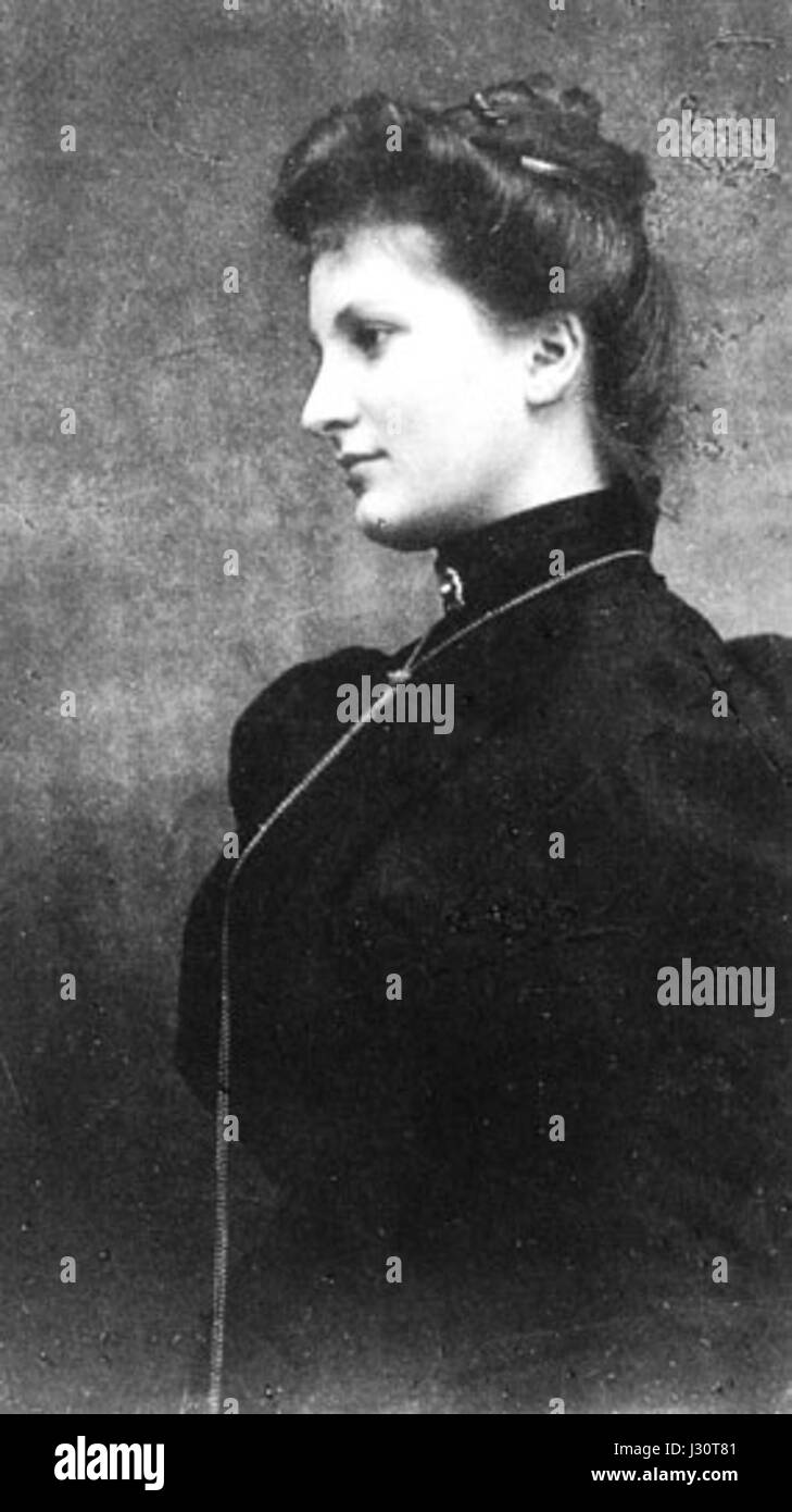 Alma Mahler 1899 Stockfoto