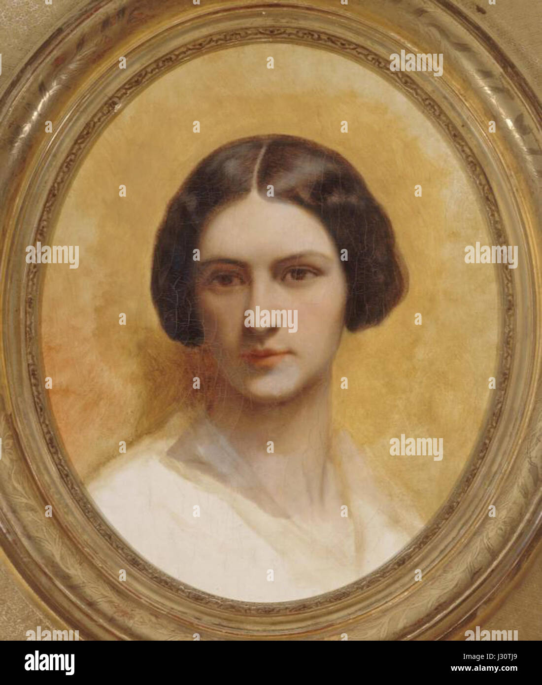 Ary Scheffer - Porträt von Cornelia Marjolin Scheffer Stockfoto