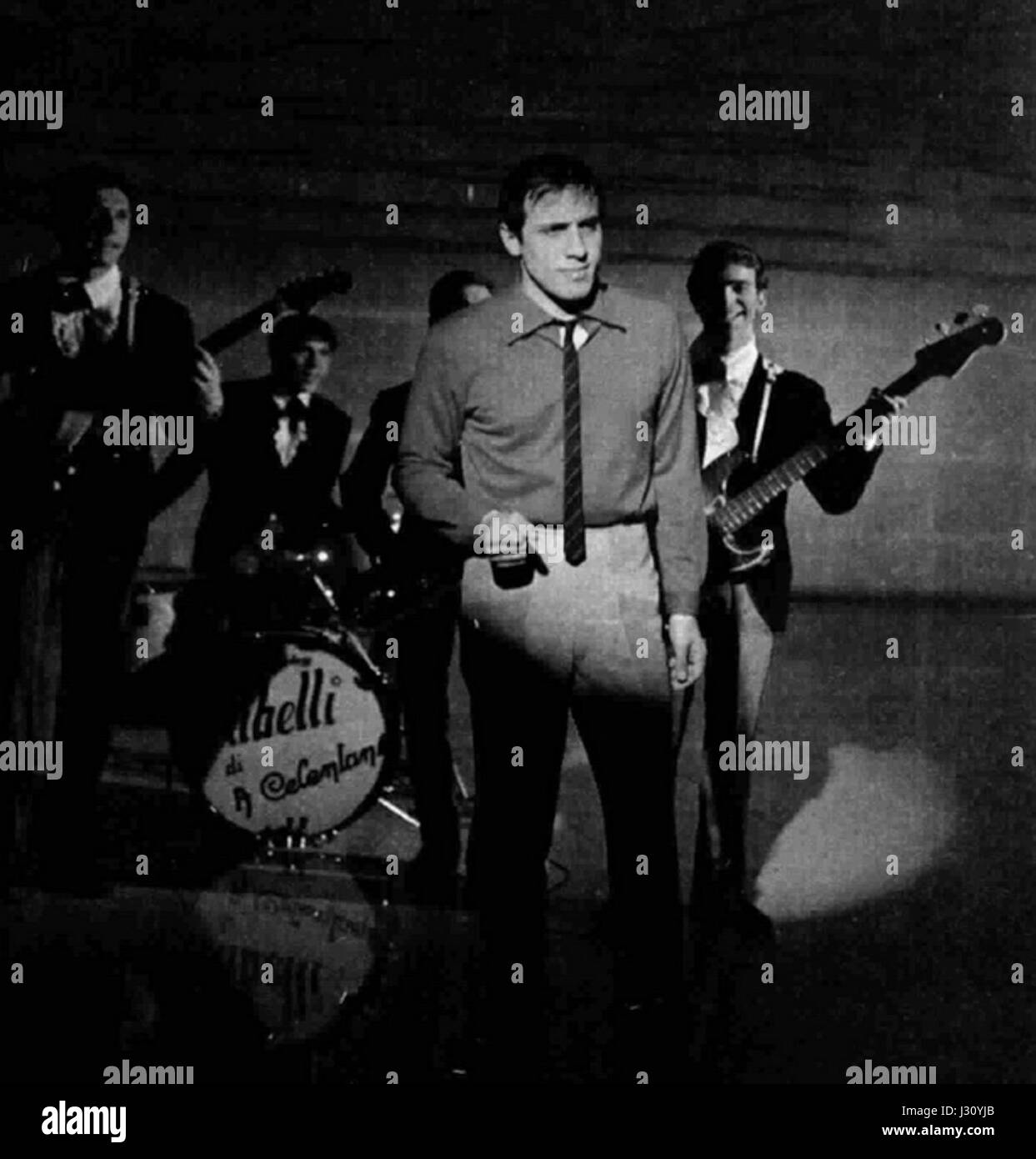 Celentano und ich Ribelli Stockfoto