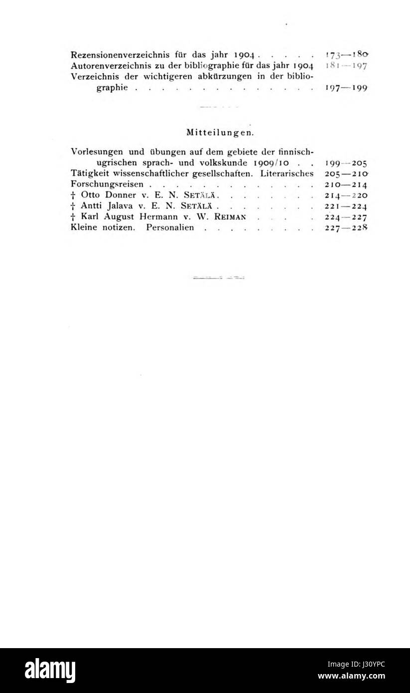 Der Anzeiger der Finnisch-ugrischen Forschungen ist eine wissenschaftliche Zeitschrift, die sich mit der Erforschung uralischer Sprachen und Kulturen befasst. In diesem speziellen Thema werden Studien und Erkenntnisse im Zusammenhang mit den finnischen und ugrischen Völkern erörtert. Stockfoto