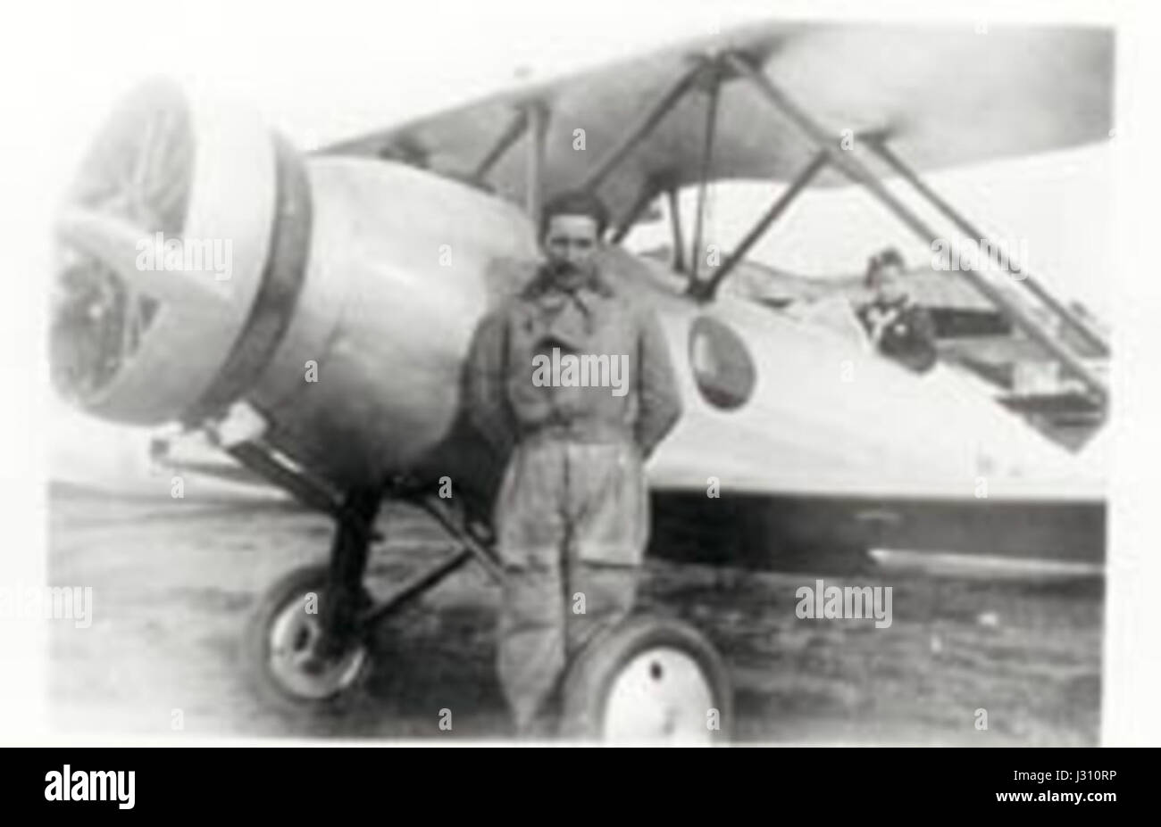 Fiat G.8 mit Mann Stockfoto