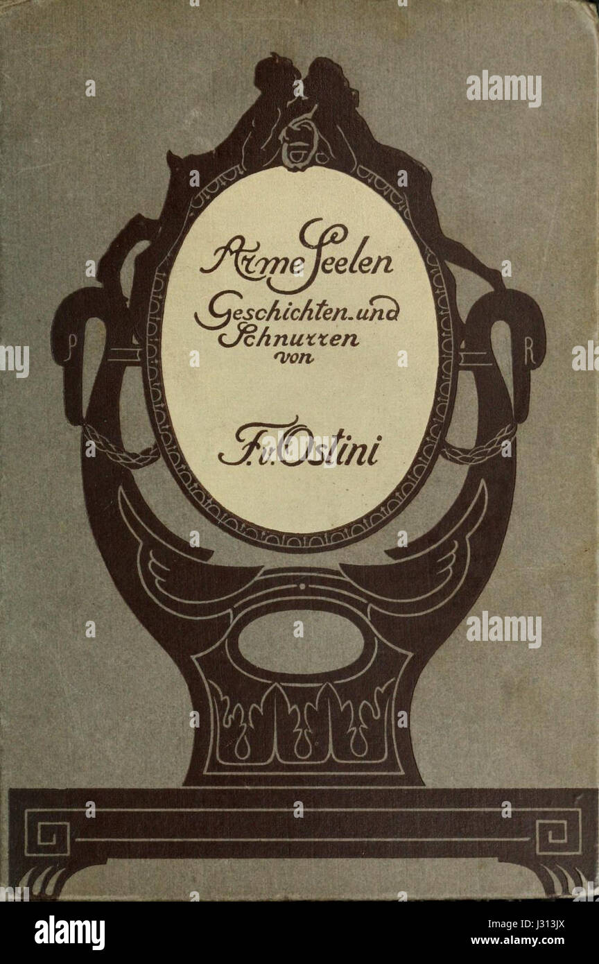 Arme Seelen, Geschichten und Schnurren (übersetzt: Arme Seelen, Geschichten und Schnurren) ist eine deutsche Publikation aus dem Jahr 1910, die Geschichten und Erzählungen enthält, wahrscheinlich mit einem Fokus auf Humor und Alltag im Deutschland des frühen 20. Jahrhunderts. Stockfoto
