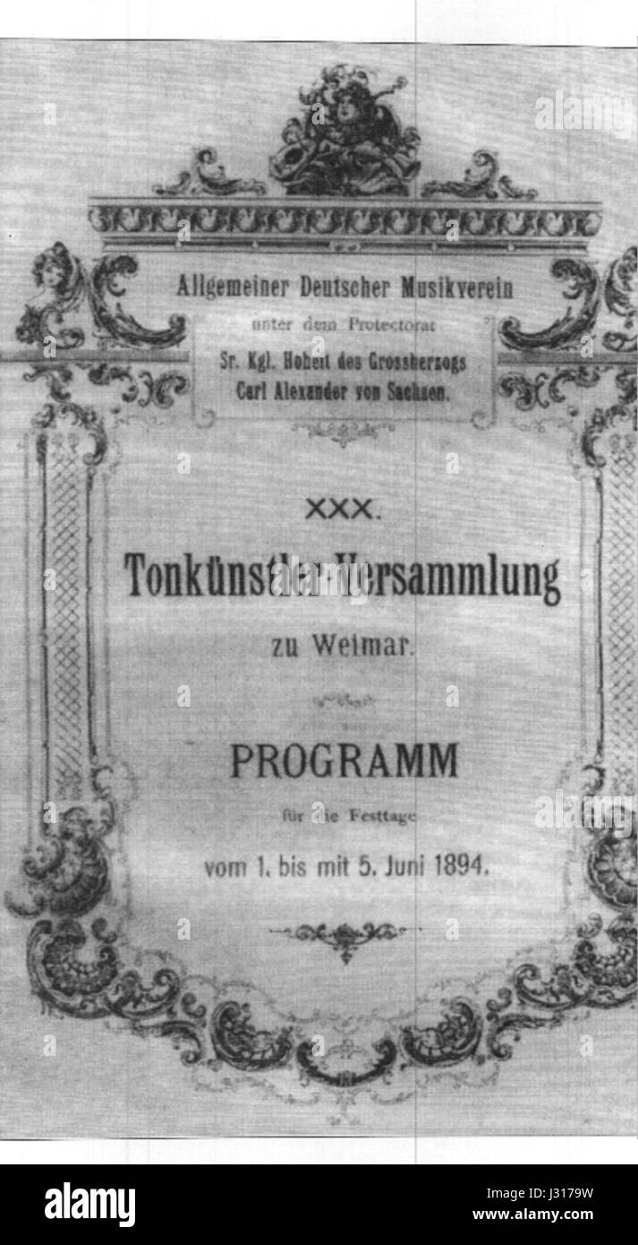Der 1894 gegründete ADMV Weimar ist ein wichtiger deutscher Motorsportverband. Sie ist bekannt für ihre lange Geschichte in der Förderung von Automobilrennen und Motorsportveranstaltungen in der Region Weimar. Stockfoto
