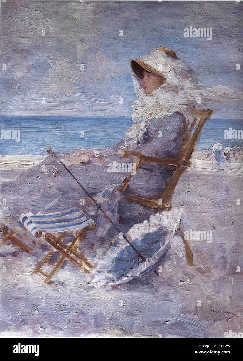 Am Meer grigorescu2 Stockfoto