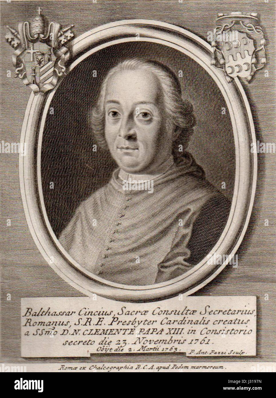 Bartolomeo Cenci war ein italienischer Künstler, der wahrscheinlich für seinen Beitrag zur Kunst der Renaissance oder des Barocks bekannt war. Seine Werke konnten mit religiösen Themen oder Aufträgen während seiner aktiven Zeit in Verbindung gebracht werden. Stockfoto
