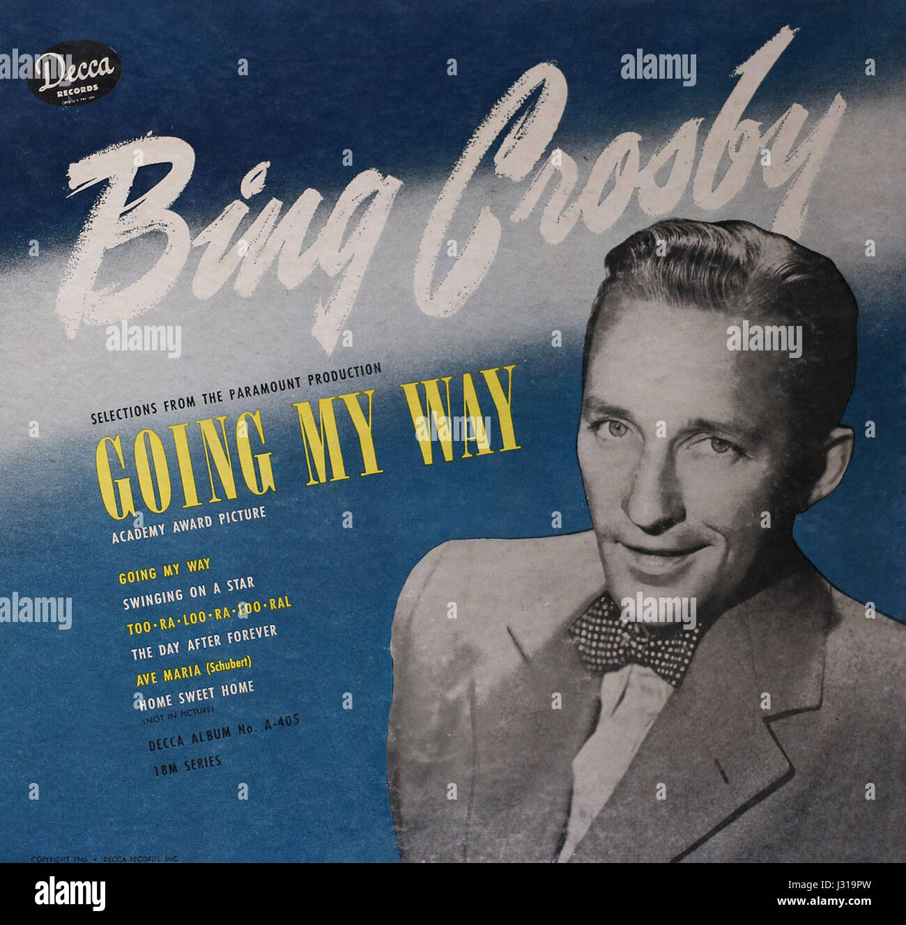 Bing wird meinen Weg Stockfoto