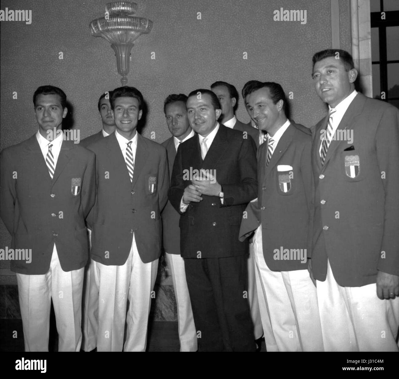 Giulio Andreotti 1960 Olympics Stockfoto