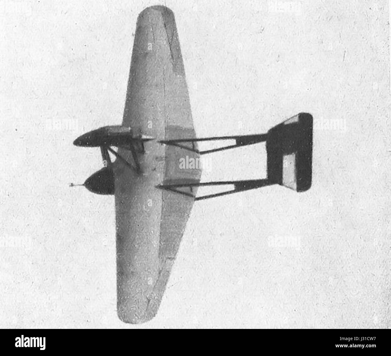 Eine Fotografie der Savoia-Marchetti S.64, ein italienisches Aufklärungsflugzeug, das in den 1930er Jahren entwickelt wurde und für sein unverwechselbares Design und seine Betriebsgeschichte bekannt ist. Stockfoto