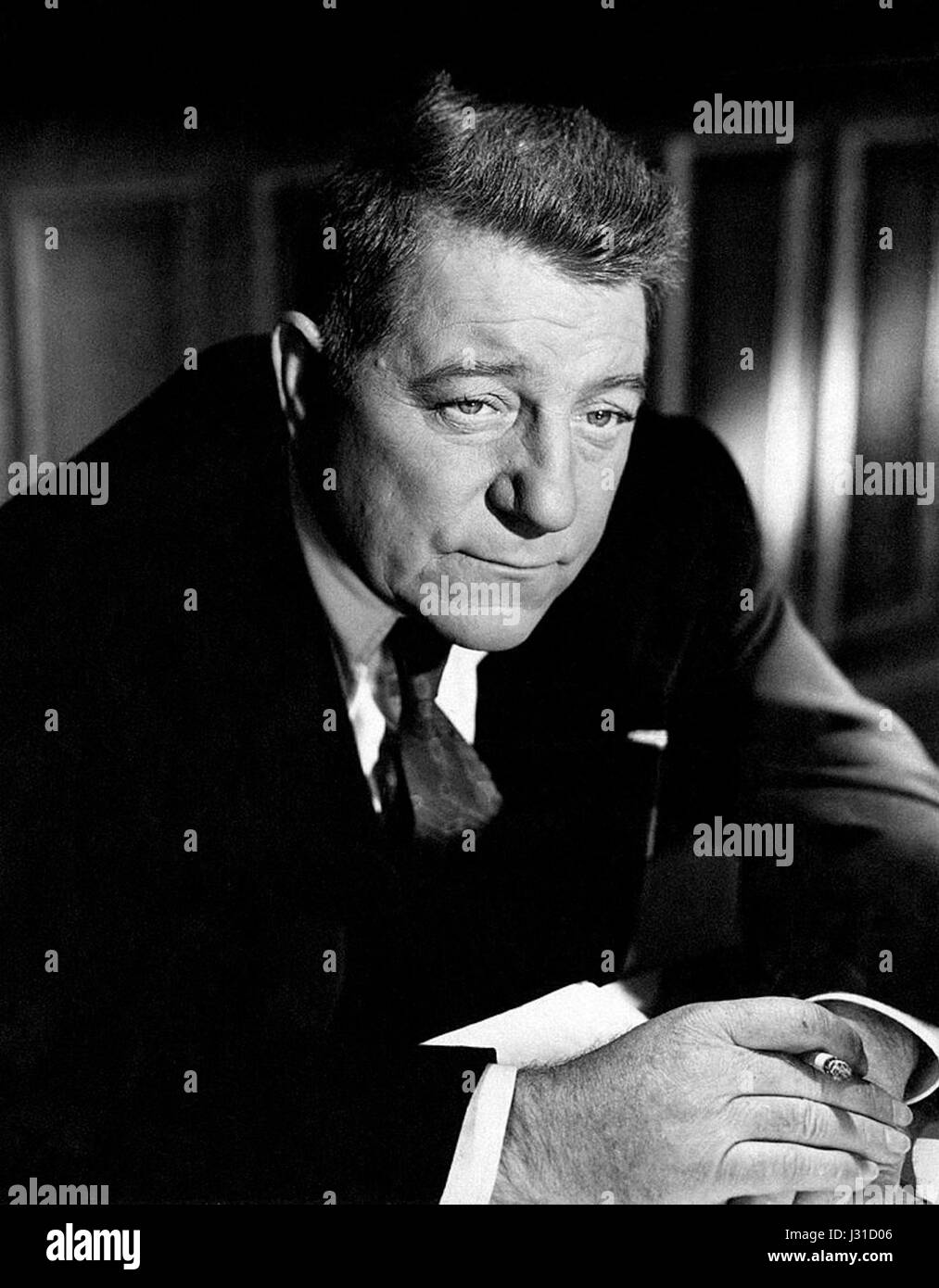 Jean Gabin 1955 Stockfoto