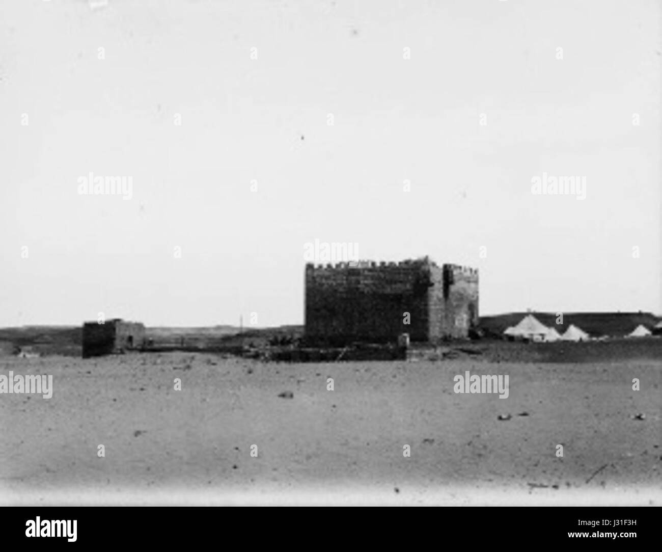 Al-Ukhaydir Tabuk war ein bedeutender Ort im Nahen Osten, insbesondere in Saudi-Arabien, wo sich zwischen 1907 und 1927 historische Ereignisse ereigneten. Die Region hat einen reichen historischen Kontext, der mit der Vergangenheit der Arabischen Halbinsel zusammenhängt. Stockfoto