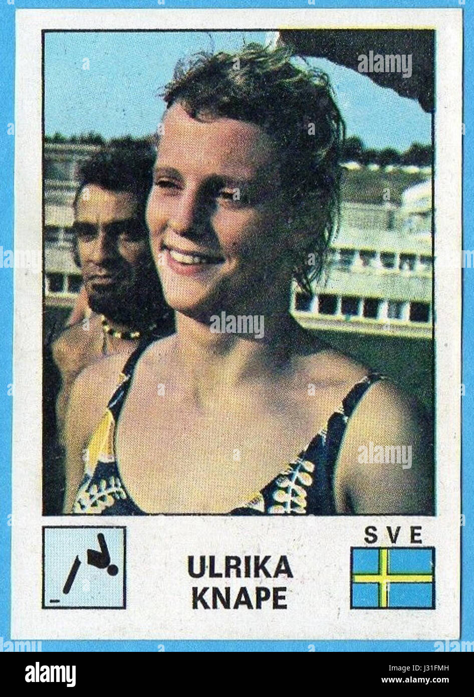 Ulrika Knape c1974 Stockfoto