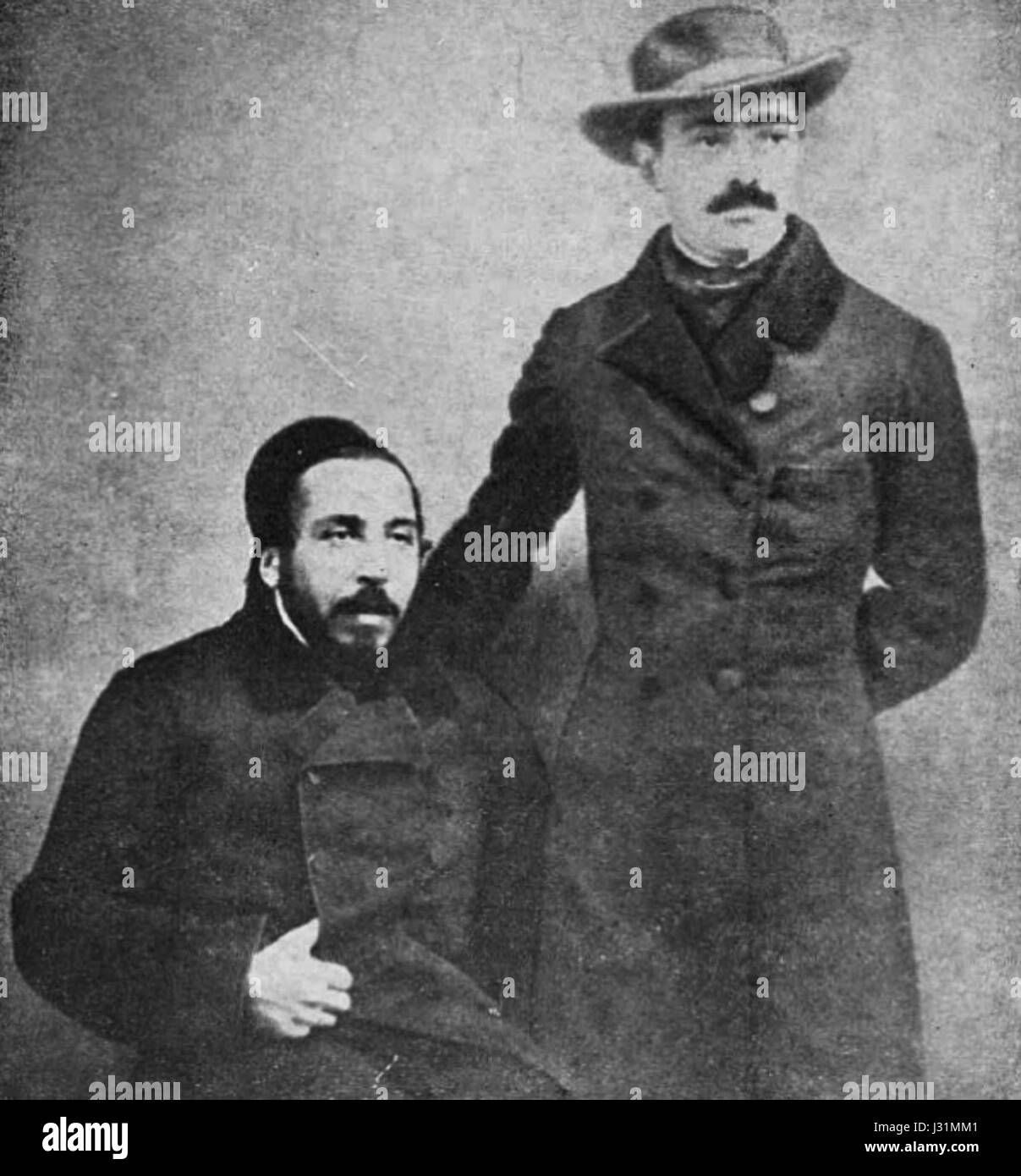 Alecsandri und Ghica in Istanbul, 1855 Stockfoto