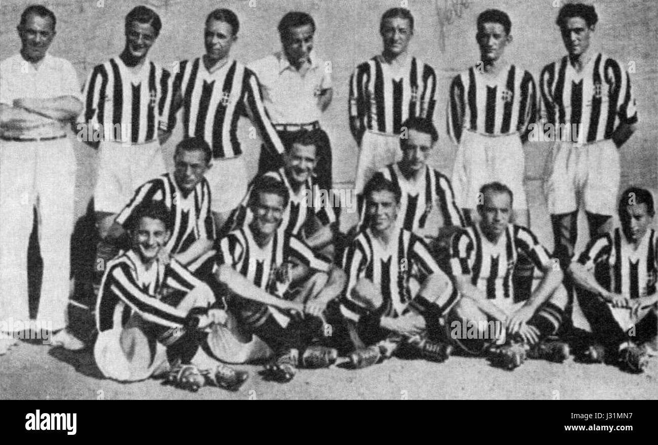 FBC Juventus 1932 / 33 Stockfoto