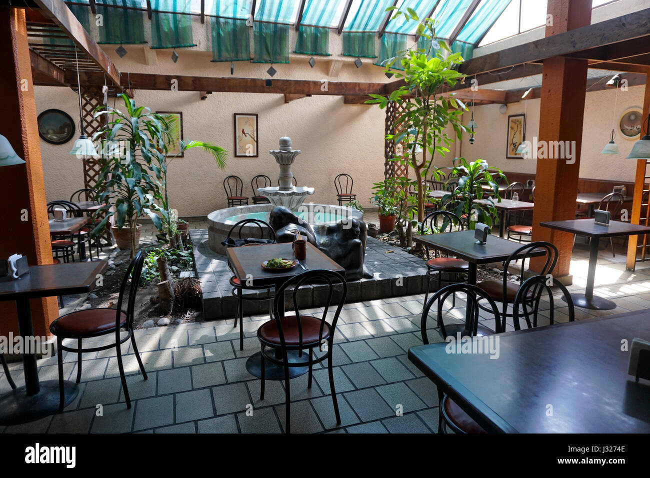 Nirvana vegetarisches Restaurant in Mexico City, Mexiko. Roma-Viertel Stockfoto