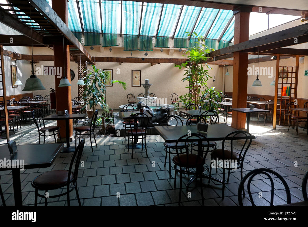 Nirvana vegetarisches Restaurant in Mexico City, Mexiko. Roma-Viertel Stockfoto