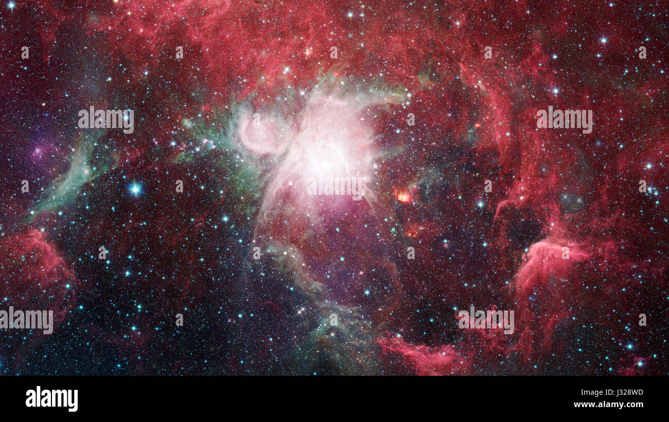 Natürlichen Hintergrund, abstrakten Raum. Elemente des Bildes von der NASA eingerichtet. Stockfoto
