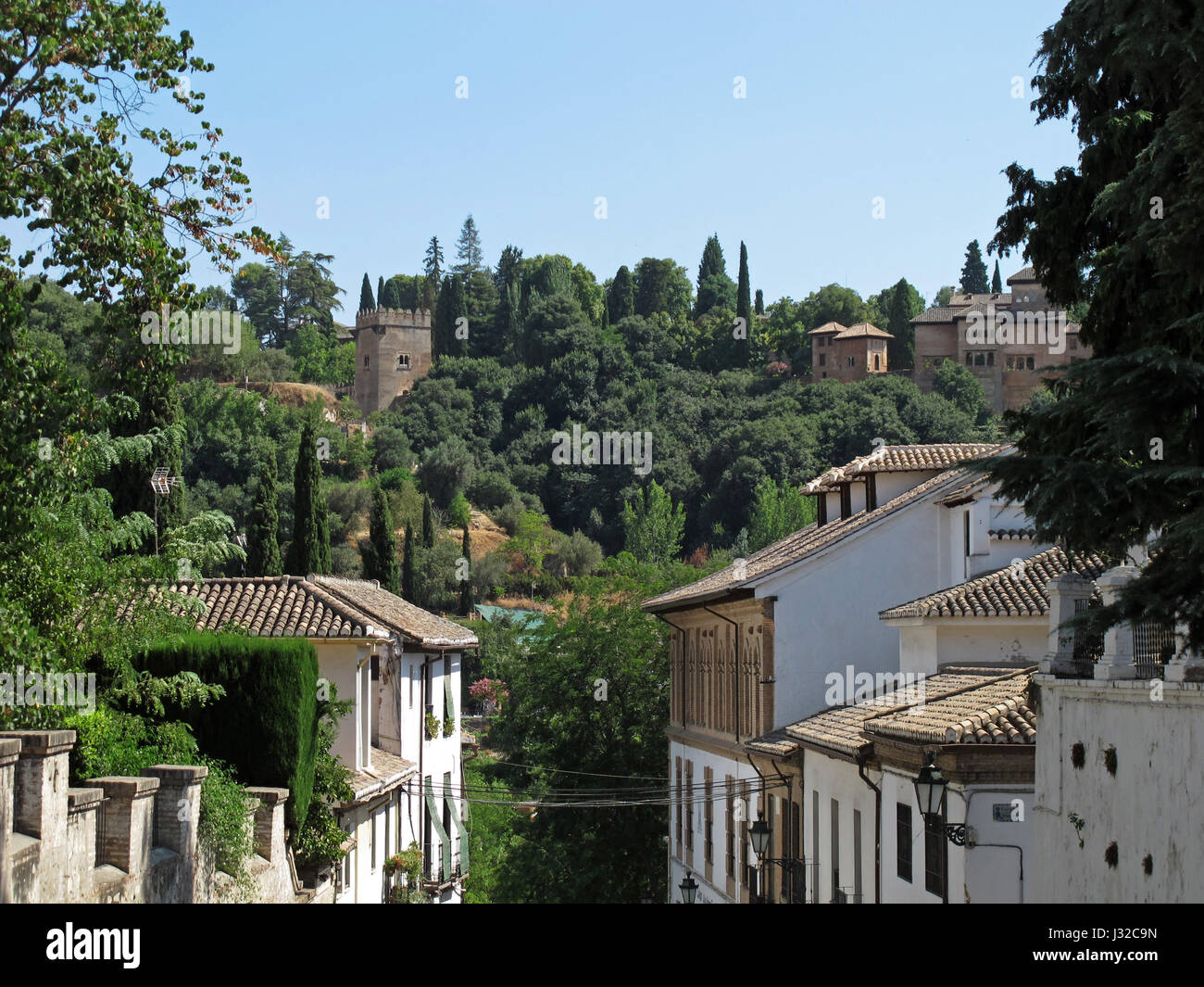 Der Palast von Alhambra, Granada, Andalusien, Provinz Granada, Costa Del Sol, Spanien, Europa Stockfoto