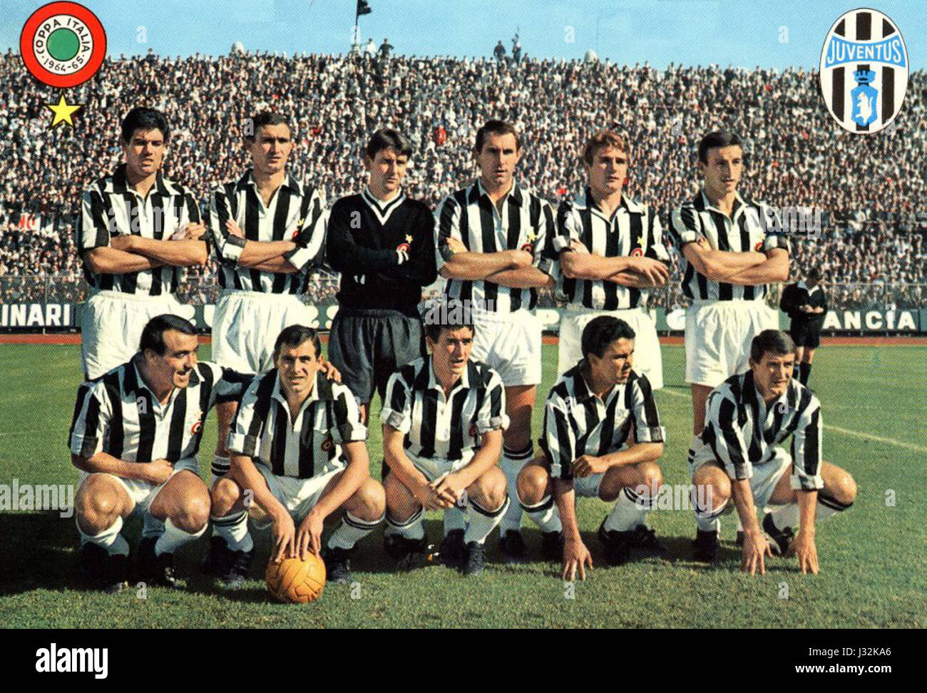 Juventus Football Club 1965-1966 Stockfoto