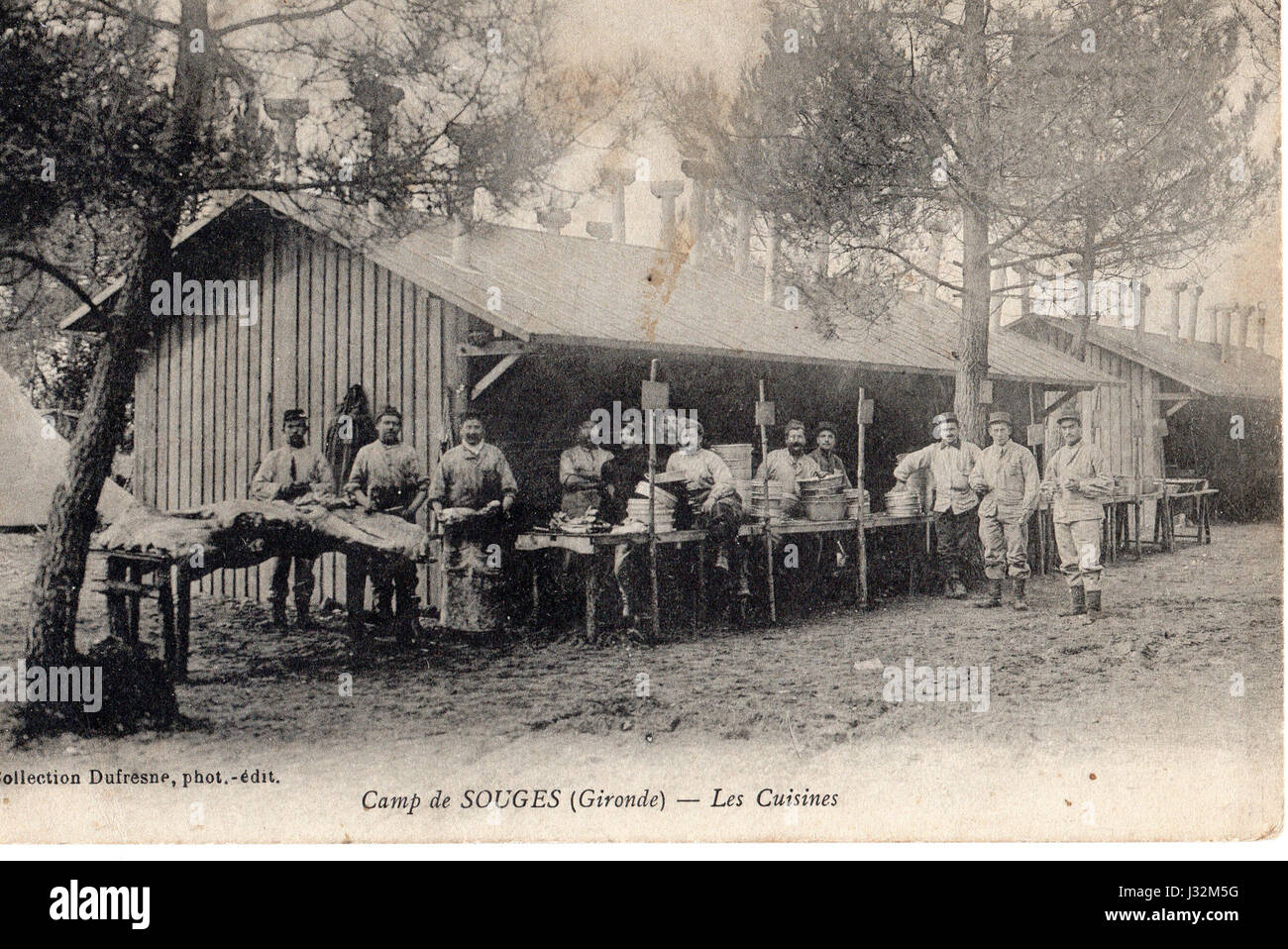 Camp Militaire de Souge (Gironde) 005 Stockfoto