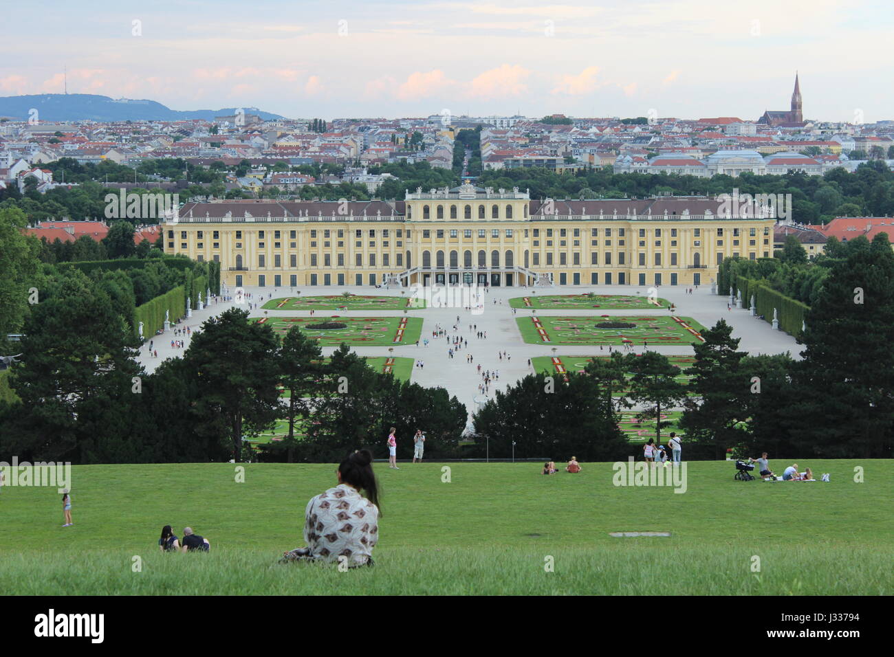 Der majestätische Wien Stockfoto