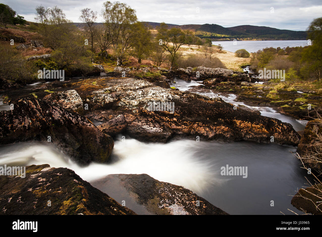 Foto von Jamie Callister ©. Llyn Celyn, Bala, Gwynedd, Nordwales, 28. April 2017. Stockfoto