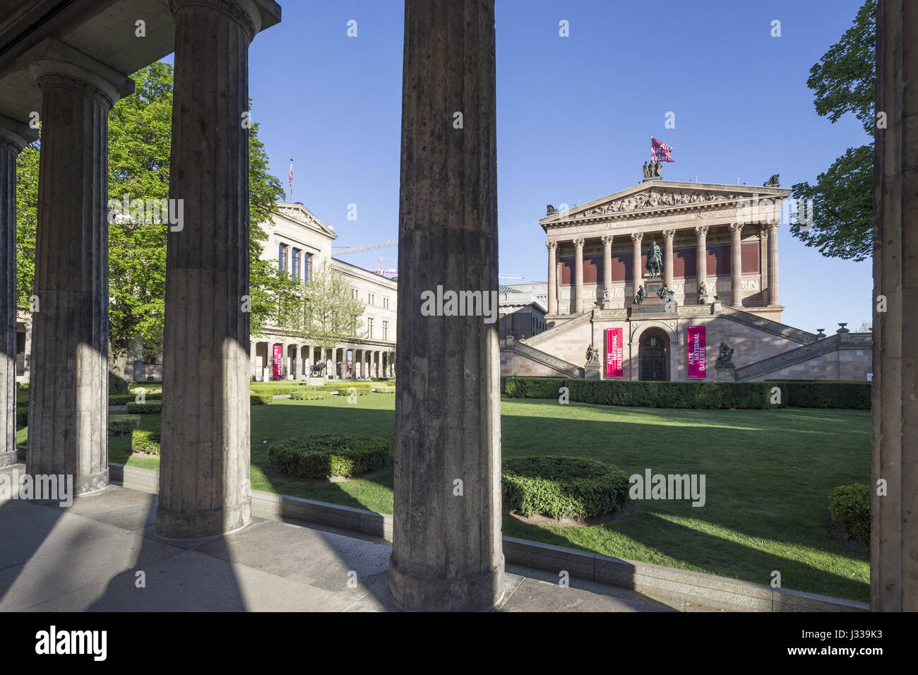 Alte Nationalgalerie, altes Museum, Museumsinsel, Berlin Mitte, Deutschland Stockfoto