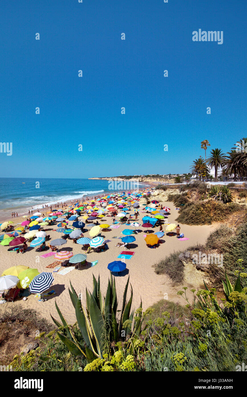 Strand, Armacao de Pera, Algarve, Portugal Stockfoto