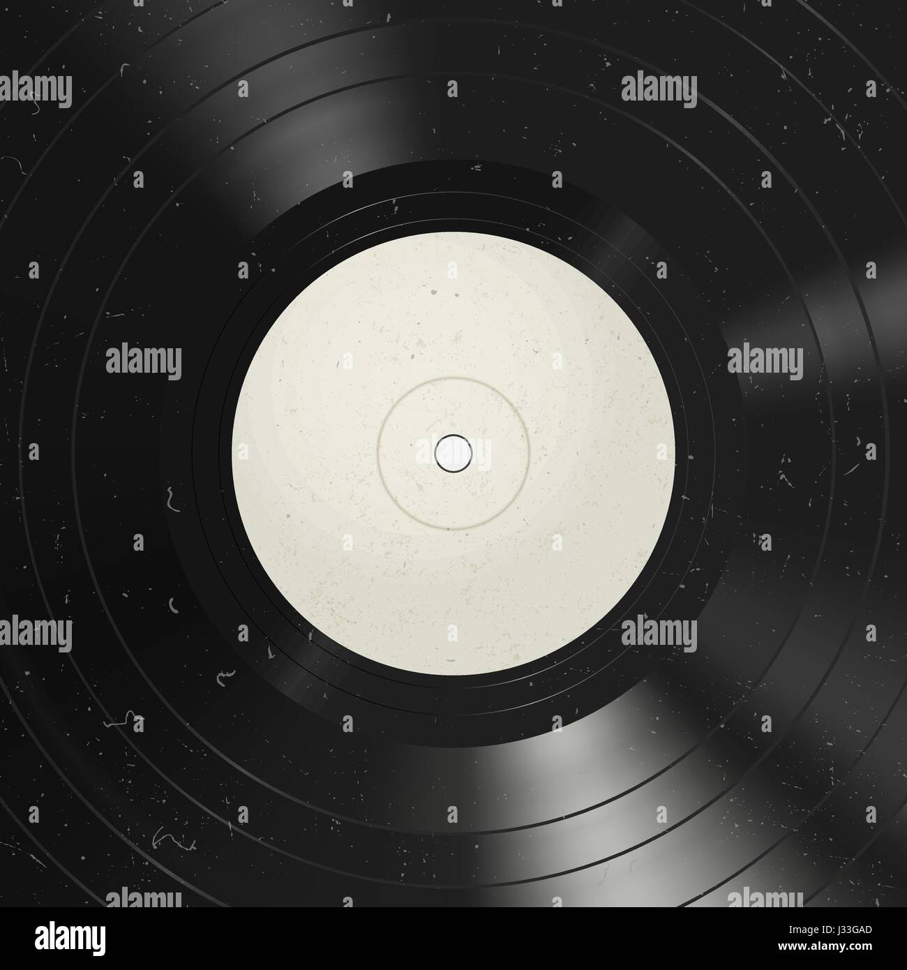 Vinyl Record Hintergrund. Stock Vektor
