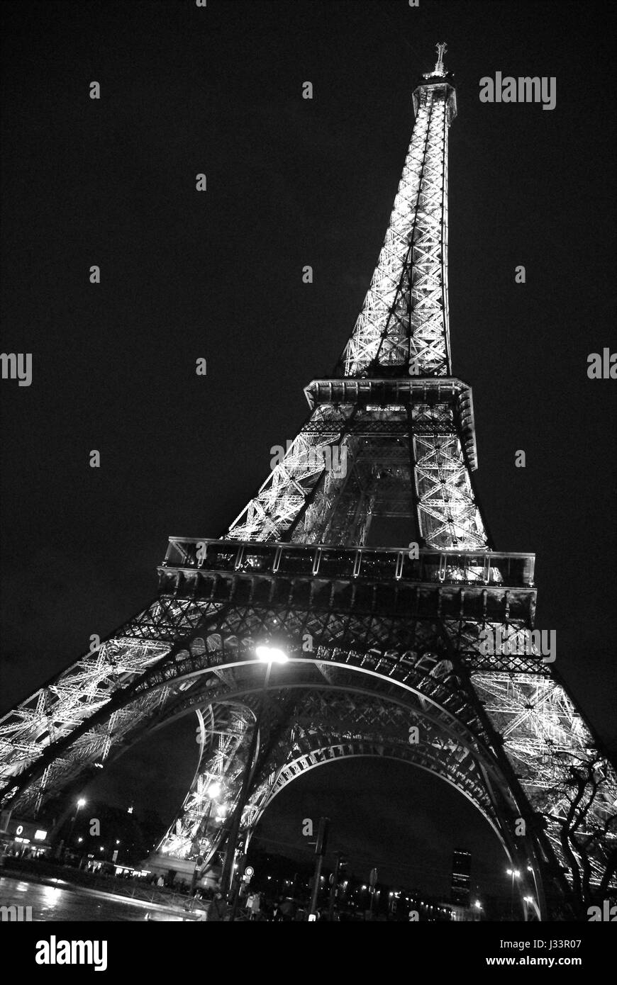 Eiffelturm, Paris Stockfoto