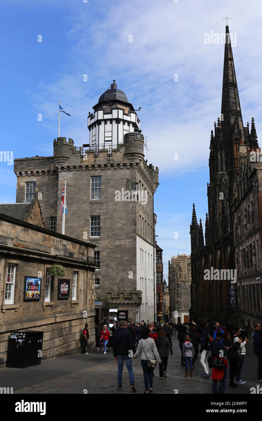 Camera Obscura und Welt der Illusionen Edinburgh Schottland April 2017 Stockfoto
