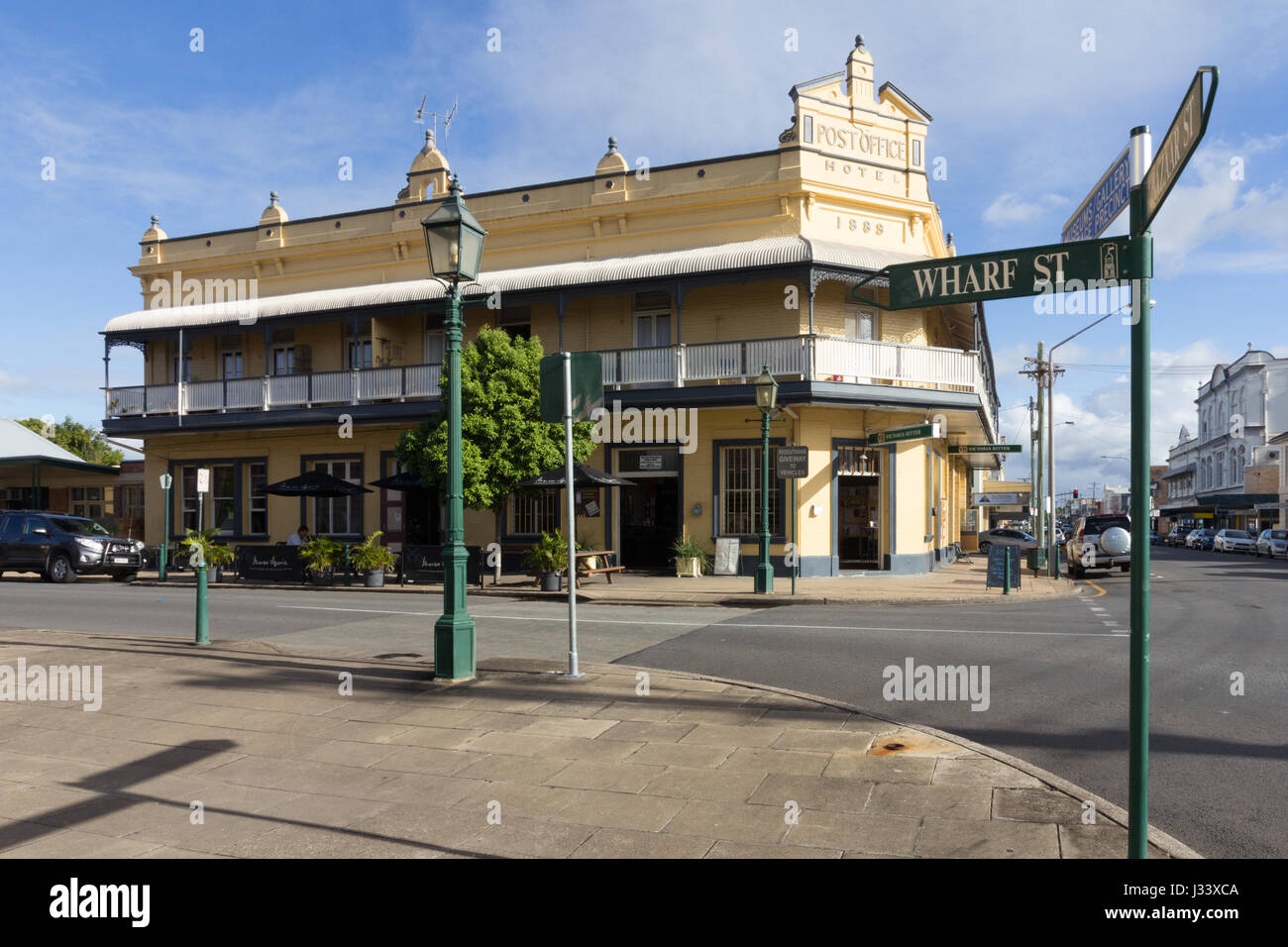 Das Post Office Hotel, Maryborough, Queensland, Australien Stockfoto