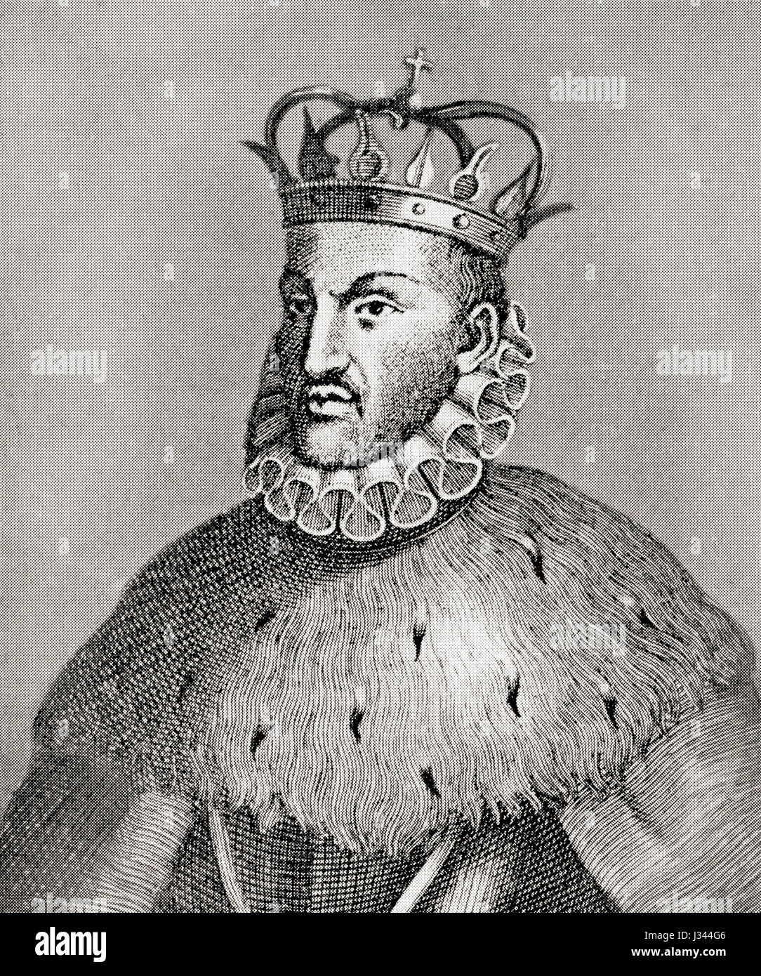 Dom Sebastian ich, 1554 – 1578.  König von Portugal und den Algarven.  Hutchinson Geschichte der Nationen veröffentlichte 1915. Stockfoto