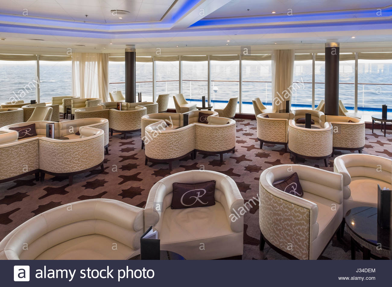 Observation Lounge An Bord Des Kreuzfahrtschiffes Regent