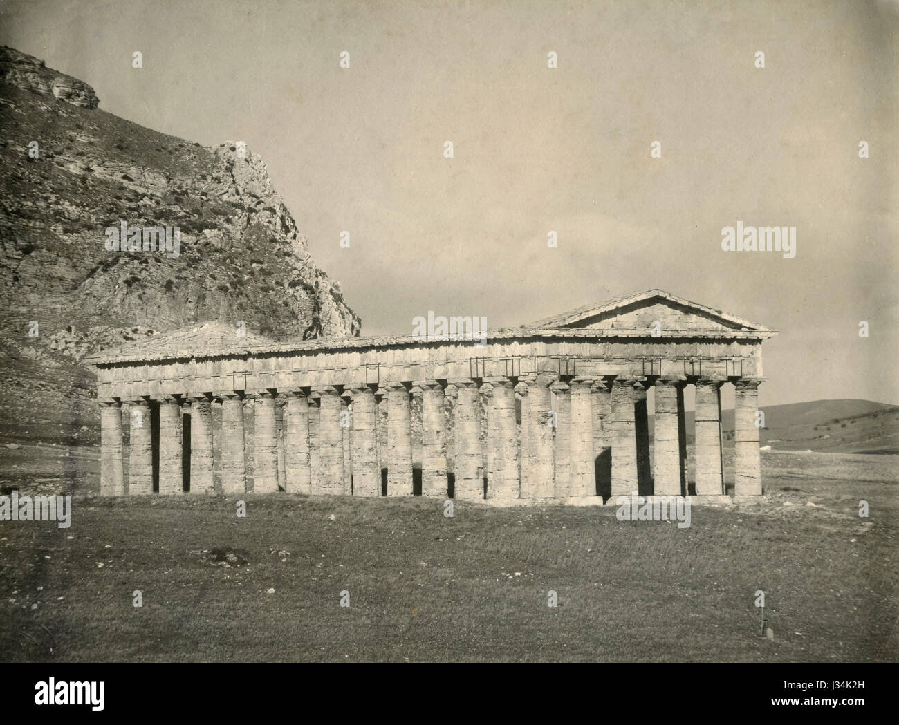 Segesta griechische Tempel, Italien Stockfoto