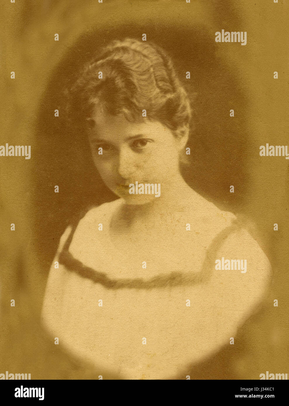 Porträt einer jungen Frau, Italien 1921 Stockfoto