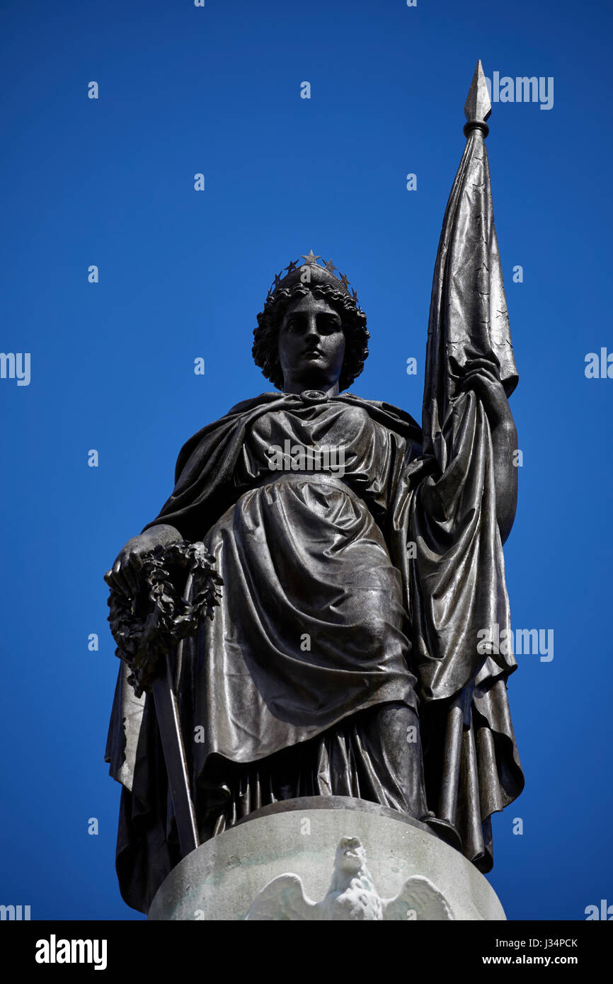 Die Soldiers and Sailors Monument auf Boston Common Beacon Hill Historic District, Boston, Massachusetts, Vereinigte Staaten von Amerika, USA, Stockfoto