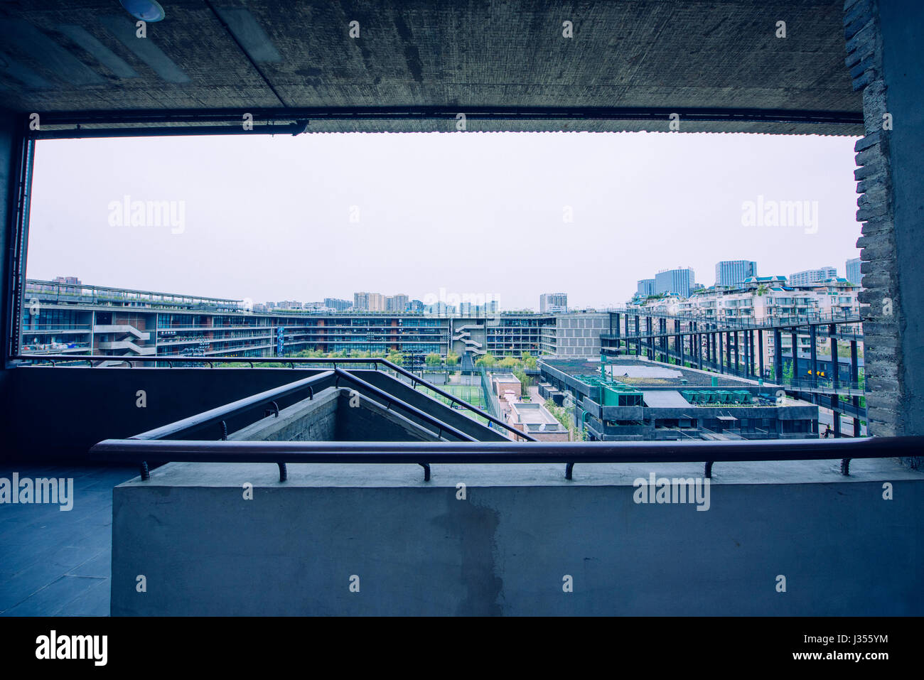 West-Dorfgemeinschaft, das Retrofit-Projekt, Chengdu Stockfoto