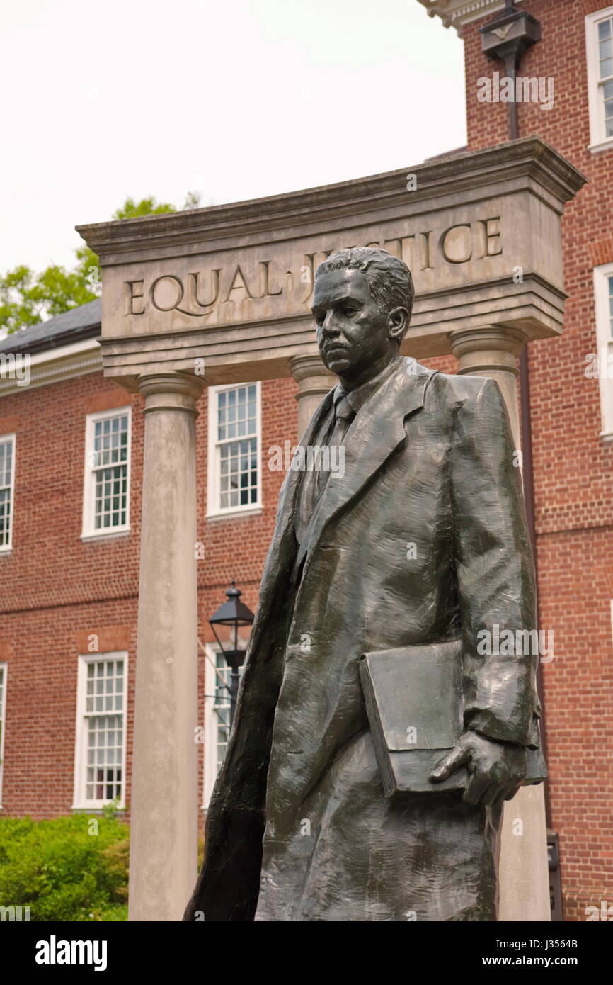 Denkmal des Supreme Court Justice Thurgood Marshall Stockfoto