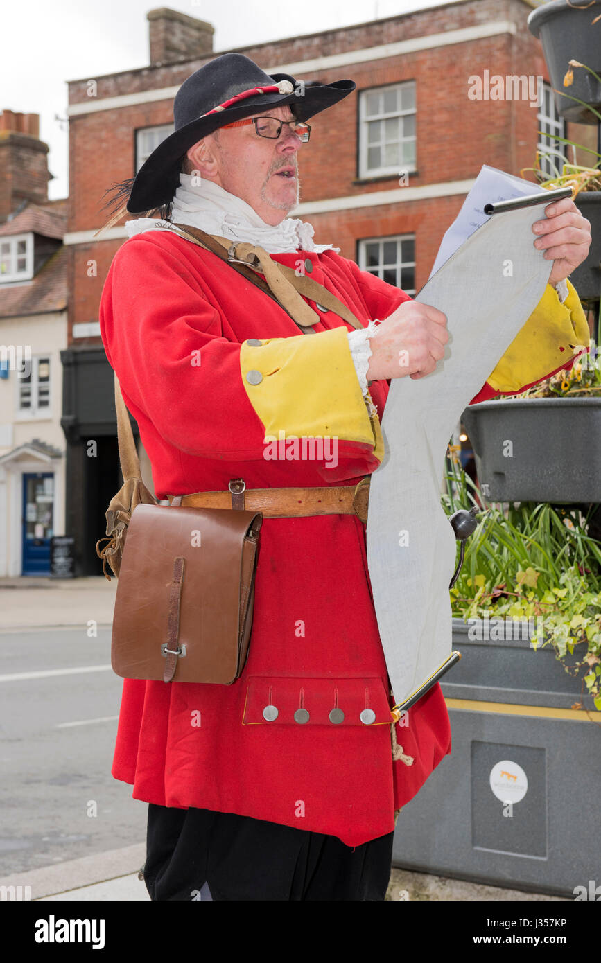 Melvin Gudger - Pamphill und Shapwick. Dieses Ereignis war ursprünglich Bestandteil der Blandford Forum georgischen Fayre seit vielen Jahren aber findet nun jeder zwei y Stockfoto