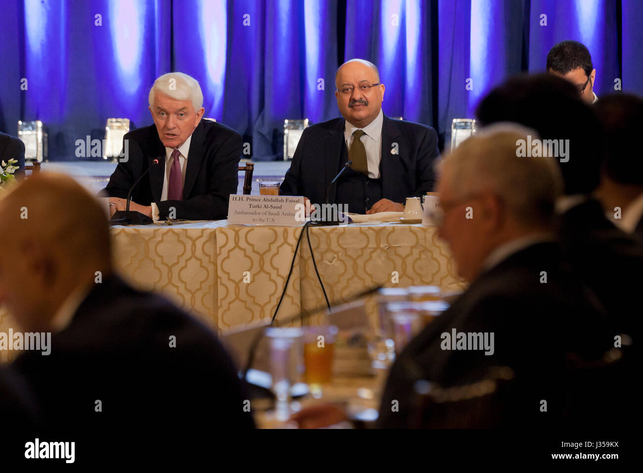 Tom Donohue, CEO und Präsident der amerikanischen Handelskammer, US - Saudi-CEO Summit - US Chamber Of Commerce, Washington, DC USA anlässlich Stockfoto