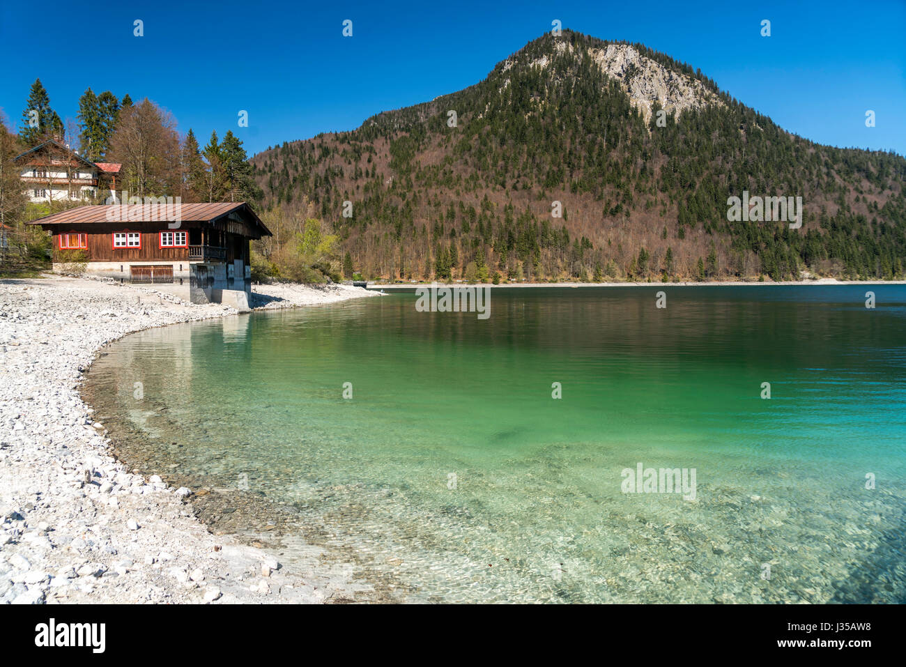 Bootshaus Bin Walchensee Kochel Am See Bayern Deutschland
