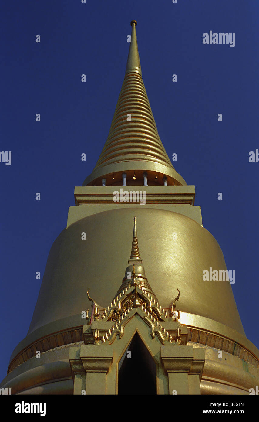 Phra Si Ratana Chedi, großer Palast, Bangkok, Thailand Stockfoto