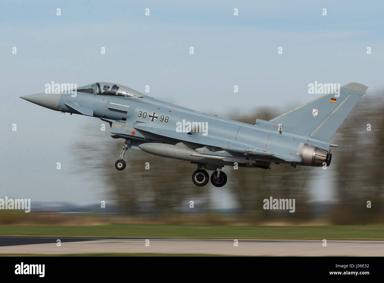 Eurofighter EF2000 Taifun während der Friesischen Flagge Übung Stockfoto