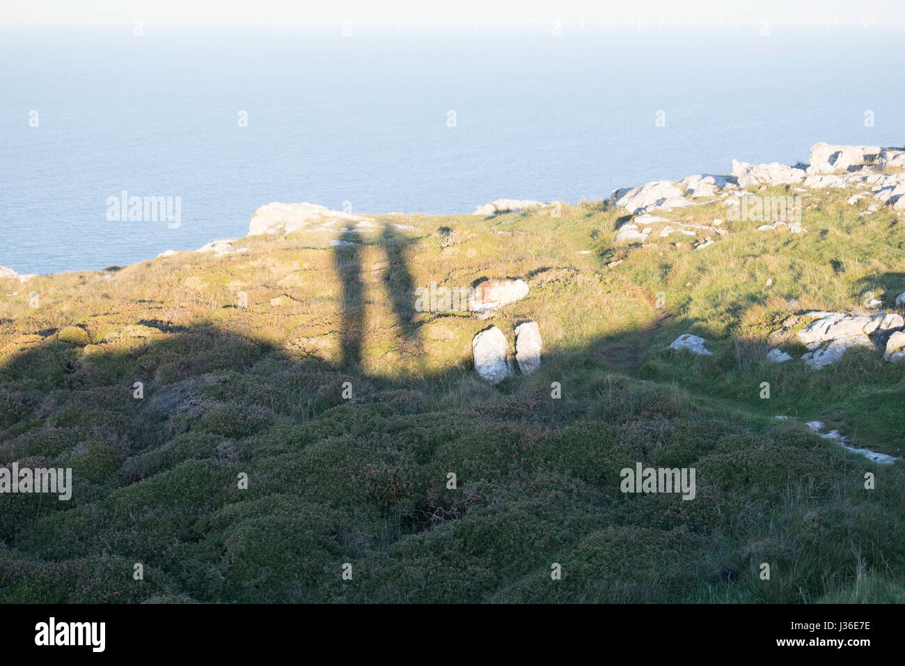 Lange Schatten Stockfoto