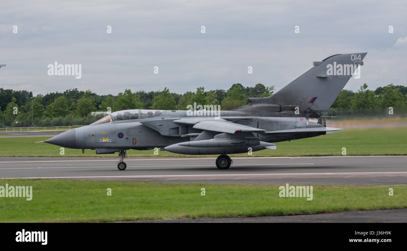 Tornado Kampfjet beim Ausziehen Stockfoto