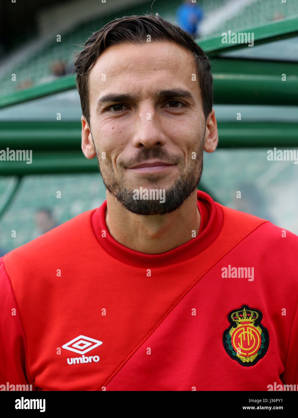 Spanien - Primera Division B 123   2016-2017 / (RCD Mallorca) - Oscar Diaz Gonzalez Stockfoto