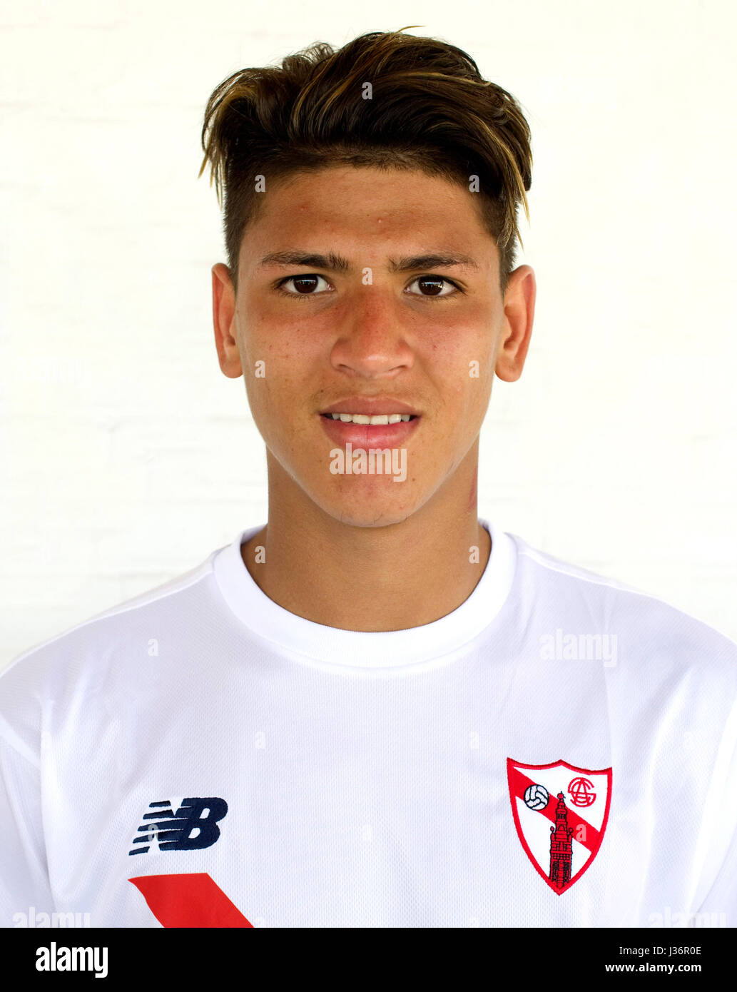 Spanien - Primera Division B 123   2016-2017 / (Sevilla Atletico) - Jorge Andres Carrascal Guardo "Jorge Carrascal" Stockfoto