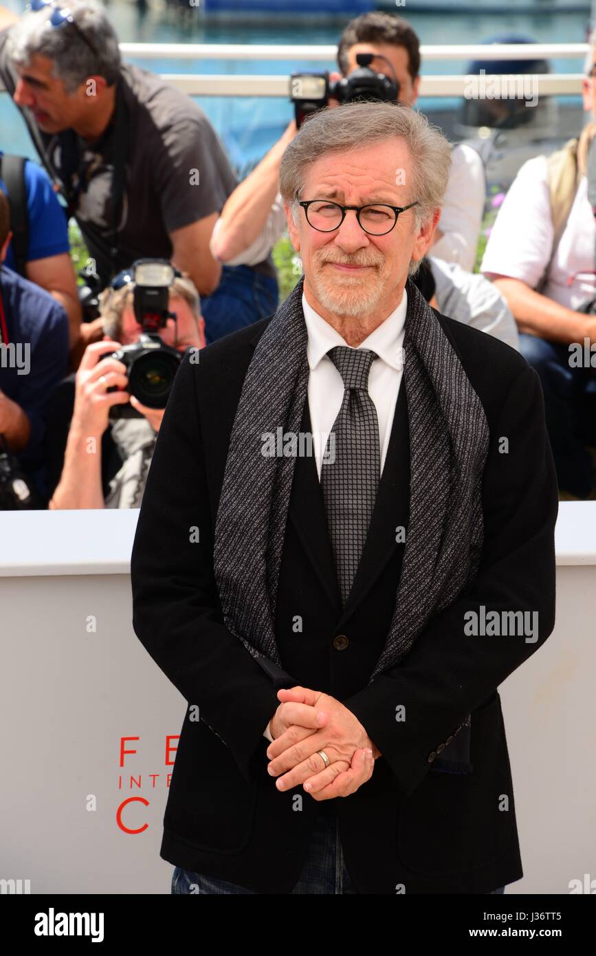 Steven Spielberg Photocall zum Film "The BFG" 69. Cannes Film Festival 14. Mai 2016 Stockfoto